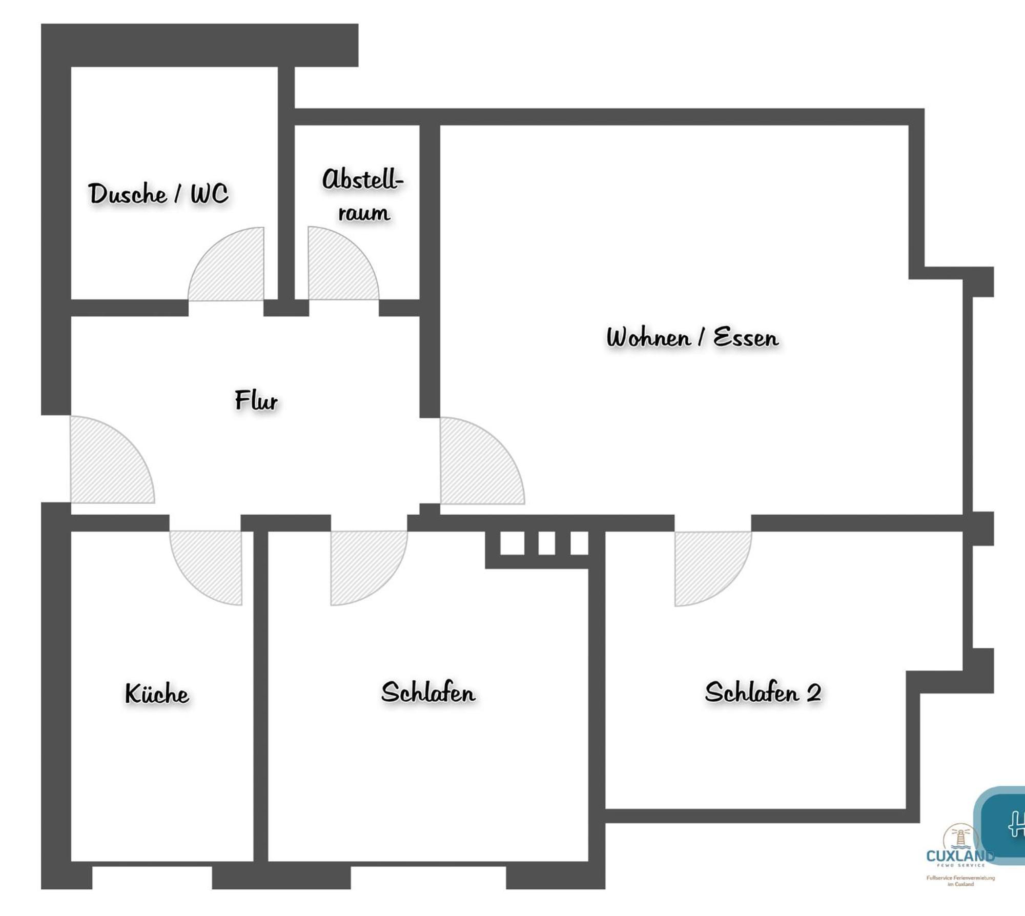 Haus Kerstin Duhnen Wohnung 10 库克斯港 外观 照片